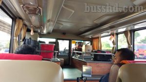 Interior Deck Bawah Bus Tingkat Putera Mulya